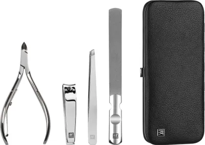 Produktbild von Zwilling CLASSIC INOX Rahmen-Etui, Schwarz, 4-tlg.