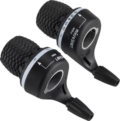 Obrázek produktu pro Přehazovačka MicroSHIFT MTB Twist Shifter, pravá, Shimano 6 rychlostí černá