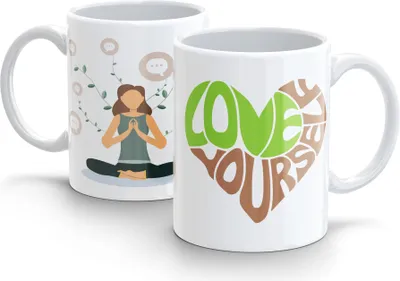 Produktbild von Kubek 300ml Medytacja Namaste Meditation Zeit v4