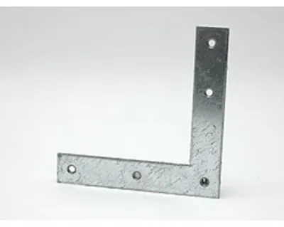 Obrázok produktu pre Konzola, plochá, železná, 160 x 160 x 22 mm, hrúbka 2,5 mm