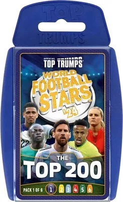 Produktbild von Top Trumps World Football Stars Top 200 - Pack 1