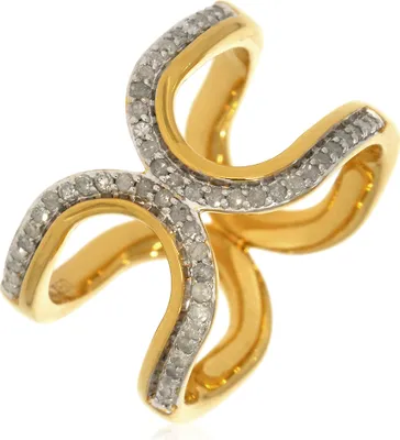 Produktbild von CBR11451, CBR11451, CBR11451 Ring mit 54 weißen Diamanten ca. 0,26 ct. gelbvergoldet XEN