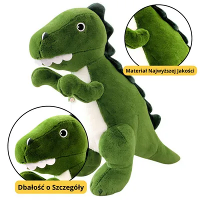 Obrázok produktu pre Plyšový maskot Dinosaurus zelený 27 cm