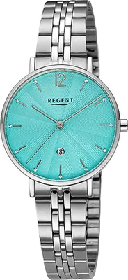Immagine prodotto di Regent orologio da donna in metallo orologio da polso al quarzo bracciale in metallo argento D2URF1495