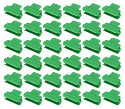 Produktbild von Gewächshausklemmen für Gartenfolie, Verpackung mit 50 Stück