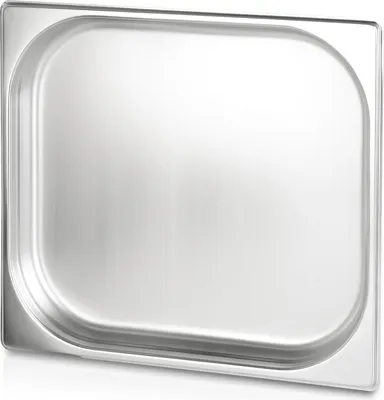 Produktbild von Jokobela GN-Behälter :: ungelocht :: für Gaggenau / Miele / Siemens Dampfgarer (Edelstahl / Spülmaschine geeignet, Gastronorm 2/3, B 32,5 x L 35,4 x H 4,0 cm)
