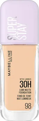 Produktbild von Maybelline Super Stay 30H Lumi-Matte Foundation Langanhaltendes Make-up zur Vereinheitlichung des Hauttons 98 35 ml