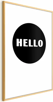 Produktbild von Posterpapier Poster - Good Morning 40x60 cm Text m-A-0785-ao-a