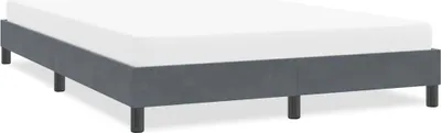 Immagine prodotto di Maison Exclusive - Struttura letto senza materasso Grigio scuro 140x220 cm Velluto