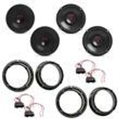 Produktbild von JBL Stage3 627 Lautsprecher Einbauset für Passat 3B 3BG Beetle vorne hinten