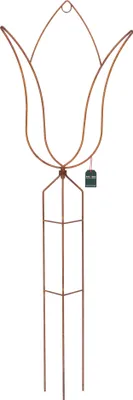 Produktbild von KOTARBAU® Metall Gartendekoration Tulpe zum Einstecken in den Boden Kupferfarbe