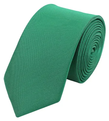 Produktbild von Fabio Farini - 1 Stück einfarbige Herren Schlips - Unicolor Krawatte in 6cm oder 8cm Breite Schmal (6cm), Grün-Türkis perfekt als Geschenk