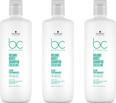 Produktbild von BC Bonacure Volume Boost Shampoo 3x1000 ml