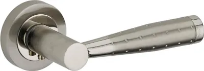 Image de Paire de béquilles pour porte, carré 7 mm, nickelé satiné - THIRARD