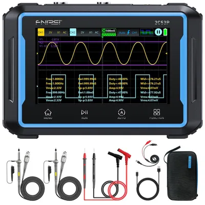 Productafbeelding van Digitale Oscilloscoop 3 in 1 met Multimeter en Signaalgenerator