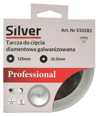Obrázek produktu pro Diamantové razítko 125x1,1x15mm /silber
