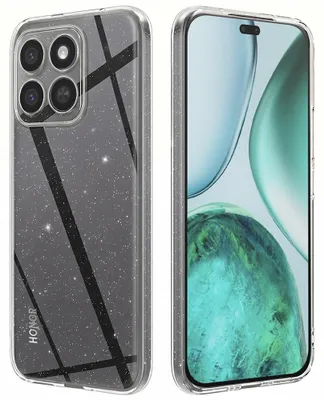Zdjęcie produktu dla Etui Techsuit SparkleSkin Series (brokatowe) do Honor X8c – przezroczyste