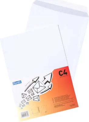 Zdjęcie produktu dla Koperta Bantex C4 Biała 25 Sztuk