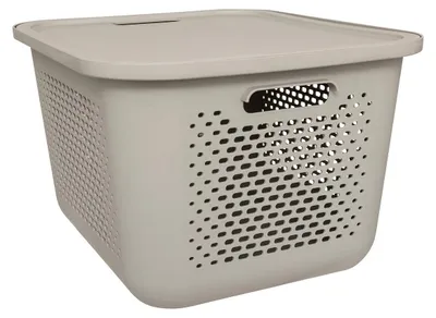 Produktbild von Korb "aera" 19,6l mit leinendeckel - 5 five simply smart