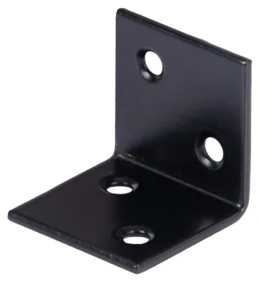 Image de Equerre large acier noir 30 x 30 x 30 mm ALBERTS