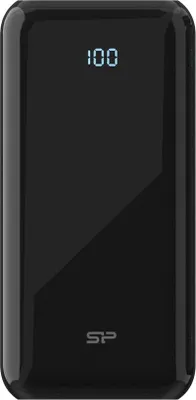 Image de SILICON POWER QS28 Powerbank Chargeur de batterie 20000 mAh 2x USB QC 3.0 1x USB-C PD (SP20KMAPBKQS280K) Noir (SP20KMAPBKQS280K)