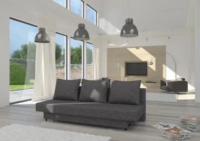 Produktbild von Multifunktion Büro Couch Schlafsofa XXL Textil Big Sofa Couchen 3Sitzer Polster