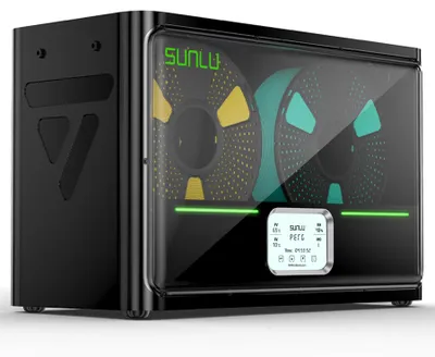 Filamenttrockner S4, 4 Spulen, 350 W, automatische Feuchteregelung, schwarz