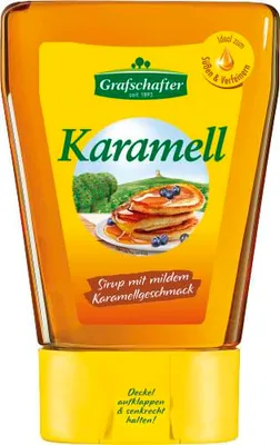 Produktbild von Grafschafter Karamell-Sirup (3 Spenderflaschen a 500g)