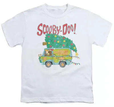 Image de T-shirt pour enfants Scooby Doo - "La Mystery Machine" (TV36459) (taille 140-146) (blanc)