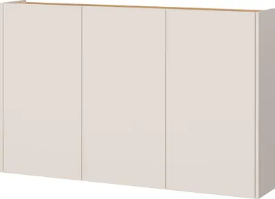 Produktbild von Flurschrank Schuhschrank 138cm in kaschmir mit Eiche LAPUA-01 ideal für schmale Flure