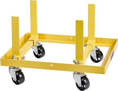 Image de Support moteur 750 lb/340 kg Chariot de levage réglable en acier avec 4 roulettes