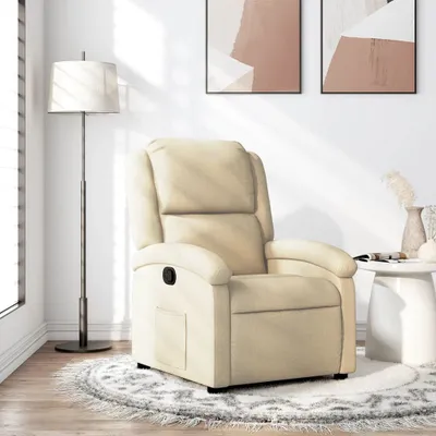 Produktbild von Cloris Designermöbel Relaxsessel Creme Stoff 2024 Neu
