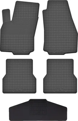 Produktbild von Gummi Fußmatten Set Für: Subaru Legacy V (2009-) Gummimatten Schwarz