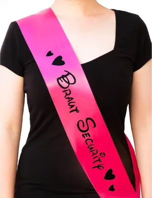 Produktbild von Oblique Unique Schärpe Braut Security JGA Junggesellinnenabschied Hen Party pink