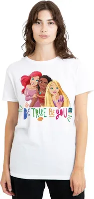 Obrázok produktu pre Disney Princess - Tričko "Be True Be You" pre ženy TV25145 (XXL) (Biela)