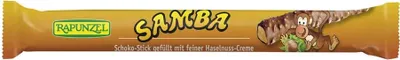 Image de Samba - Bâton de chocolat à la crème de noisettes 22g