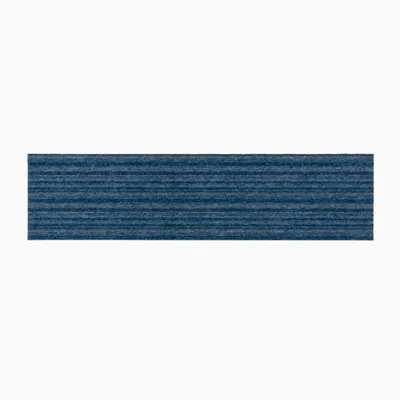 Produktbild von Selbstliegende Teppichdielen blau grau Schatex Teppichfliesen in 25x100 cm für Büro und Schlafzimmer Schlingen Teppich Dielen selbstliegend (1m²)