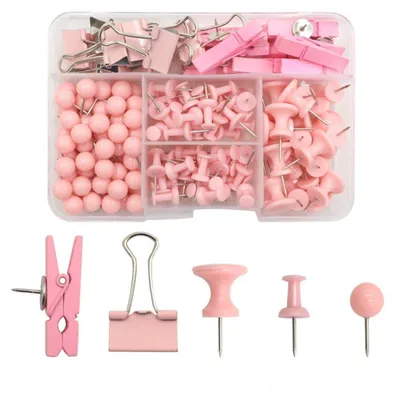 Immagine prodotto di Set di Spilli Rosa con 200 Pezzi