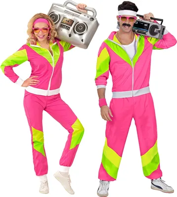 Produktbild von Uni Kostüm 80er Jahre Trainingsanzug Gr. XS - 3XL - 90ties Verkleidung XS - 165-172cm