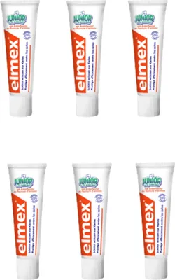 Produktbild von 6x Elmex Junior Zahnpasta 6x 75 ml 6-12 Jahre