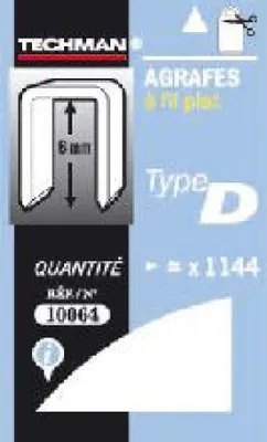 Produktbild von 12 mm Klammern - Typ D