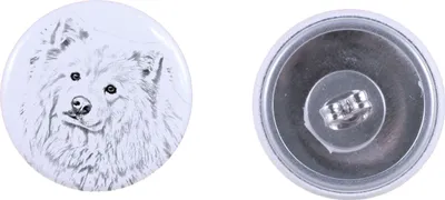 Produktbild von Finnischer Lapphund, Suomenlapinkoira, Lapinkoira - einzigartige Hund-Ohrringe, Ihr Haustier als Schlüsselanhänger, Eigenmarke Art-Dog