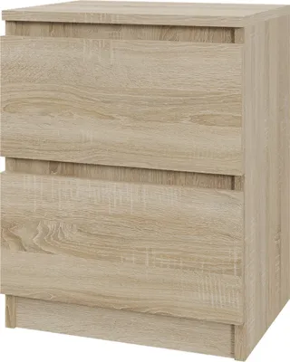 Produktbild von Nachttisch AVEN 40 cm - 2 Schubladen - Sonoma-Eiche - Schlafzimmer, Kinderzimmer - Beistelltische - Sonoma-Eiche