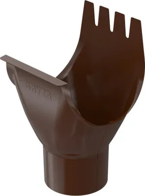 Produktbild von BRYZA Rinnenkessel verzinkt Ø 150/100 mm, Braun RAL 8017