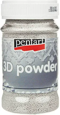 Produktbild von PENTART 3D Pulver - 3D Kugeln groß - Pulver - Mikroperlen - Basteln - 100ml
