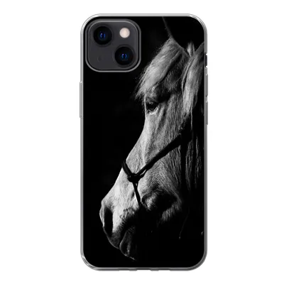 Produktbild von MuchoWow® Handyhülle Schutzhülle Hülle für iPhone 13 Pferd - Halfter - Leicht Silikon Softcase Handy Hülle - Karteninhaber