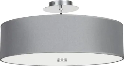 Zdjęcie produktu dla Lampa sufitowa VIVIANE szaro-chromowana 3xE27x60W tkanina wym:24x50x50cm IP20 Nowodvorski Lighting