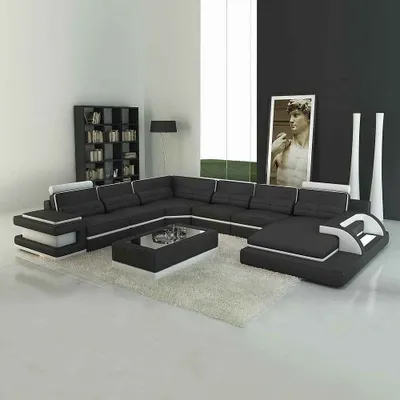 Zdjęcie produktu dla Narożnik Do Salonu W Kształcie Litery U Tapicerowany