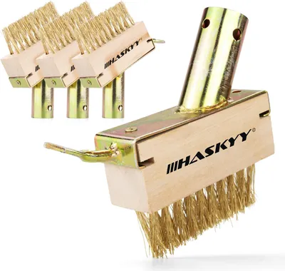 Produktbild von HASKYY Fugenbürste Fugenkratzer Unkrautbürste 4er Set 2-in 1