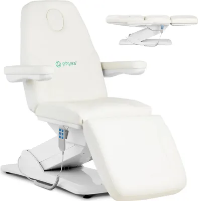 Zdjęcie produktu dla Fotel Kosmetyczny Do Masażu Tatuażu Spa 150 Kg Bitonto - Biały